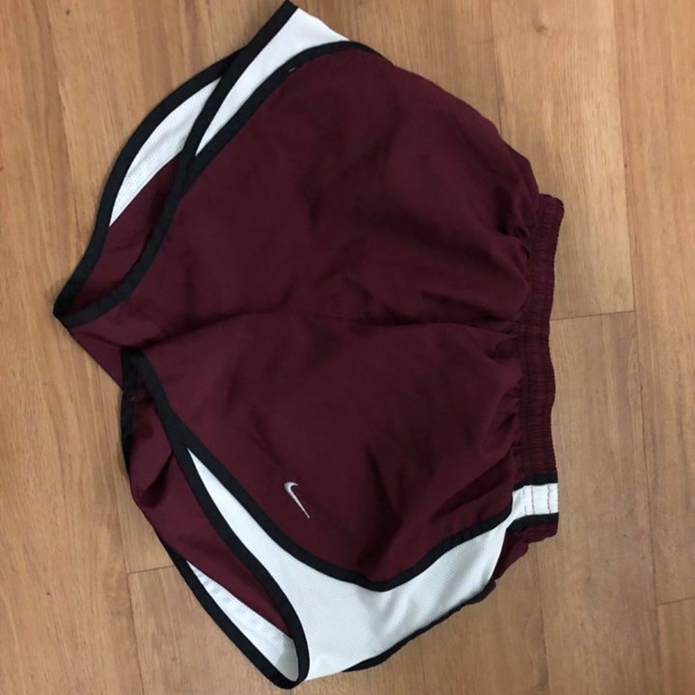 Burgundy Nike Tempo Running Shorts XS